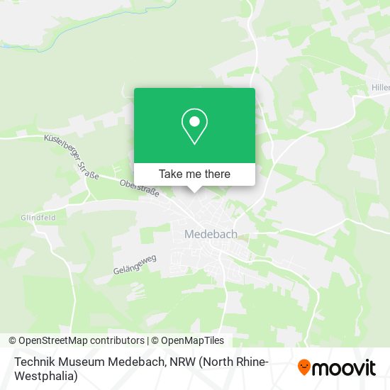 Technik Museum Medebach map
