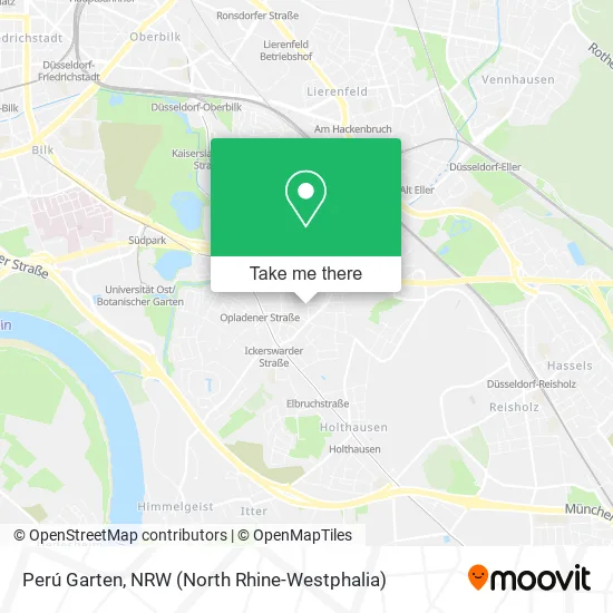 Карта Perú Garten