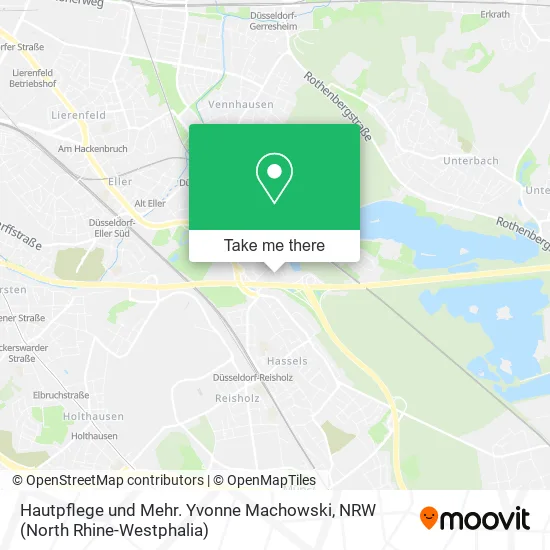 Карта Hautpflege und Mehr. Yvonne Machowski