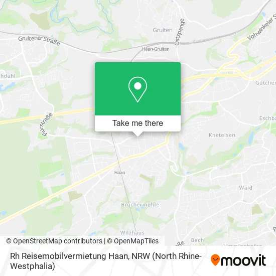 Карта Rh Reisemobilvermietung Haan