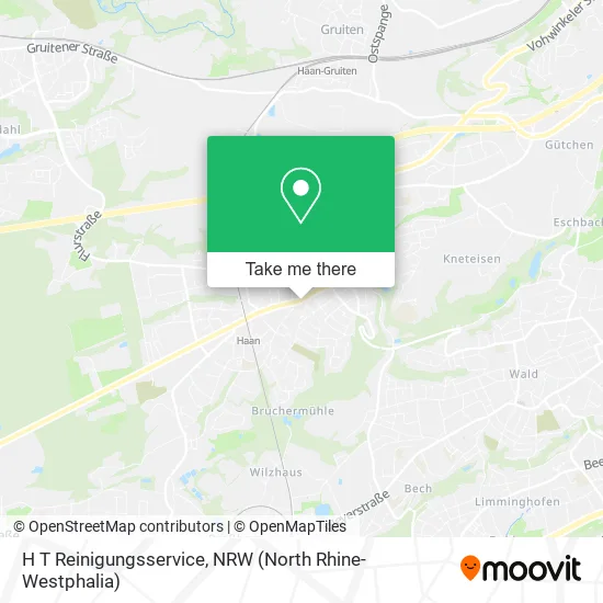 H T Reinigungsservice map