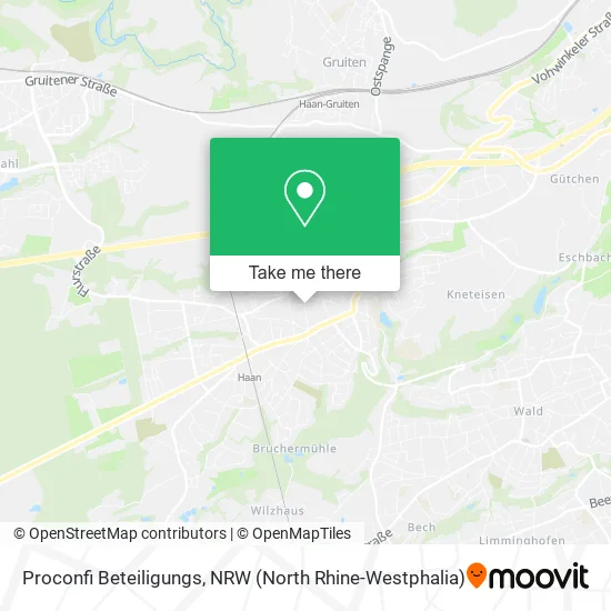 Карта Proconfi Beteiligungs