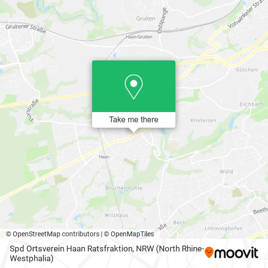 Карта Spd Ortsverein Haan Ratsfraktion