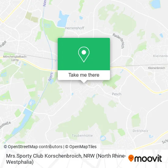 Карта Mrs.Sporty Club Korschenbroich