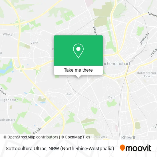 Карта Sottocultura Ultras