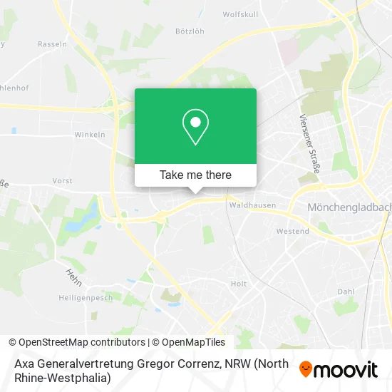 Карта Axa Generalvertretung Gregor Correnz