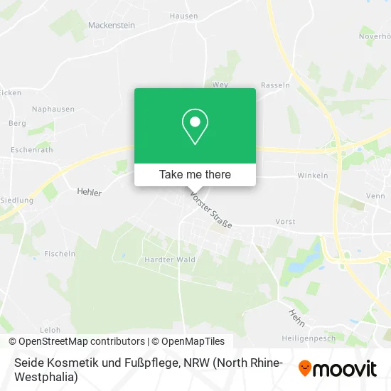 Карта Seide Kosmetik und Fußpflege