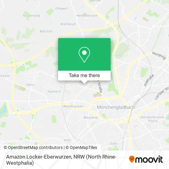 Карта Amazon Locker-Eberwurzen