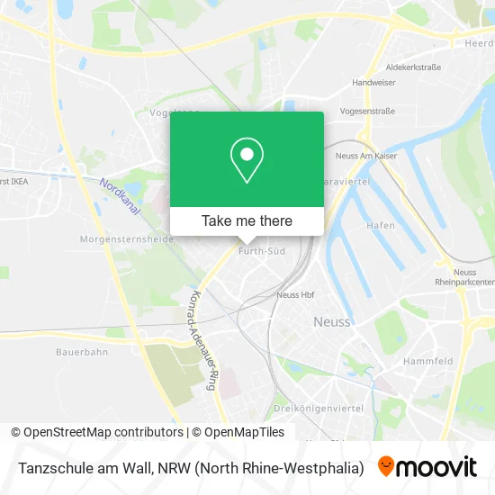 Карта Tanzschule am Wall