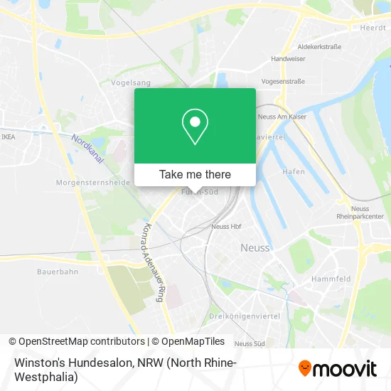 Winston's Hundesalon map