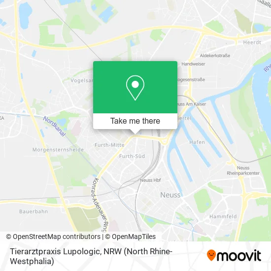 Карта Tierarztpraxis Lupologic