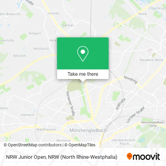 Карта NRW Junior Open
