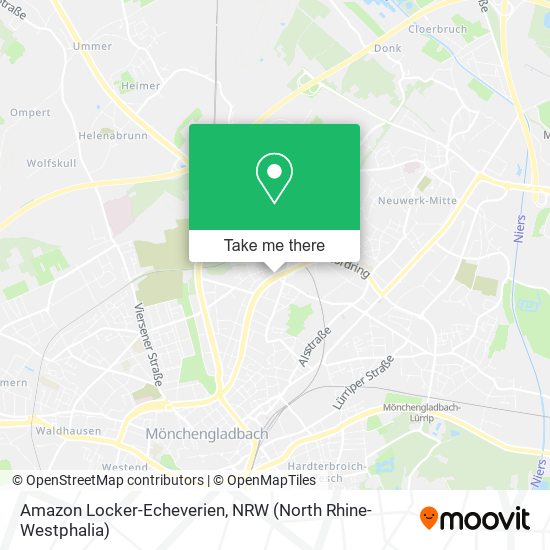 Amazon Locker-Echeverien map