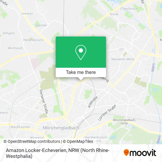 Карта Amazon Locker-Echeverien