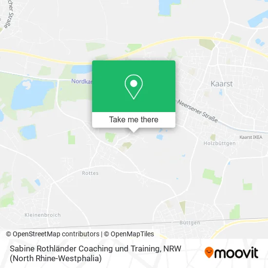 Карта Sabine Rothländer Coaching und Training