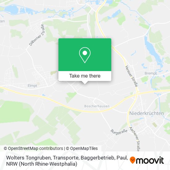 Wolters Tongruben, Transporte, Baggerbetrieb, Paul map