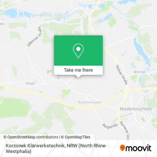 Карта Korzonek Klärwerkstechnik