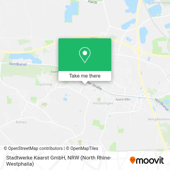 Stadtwerke Kaarst GmbH map