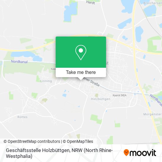 Geschäftsstelle Holzbüttgen map