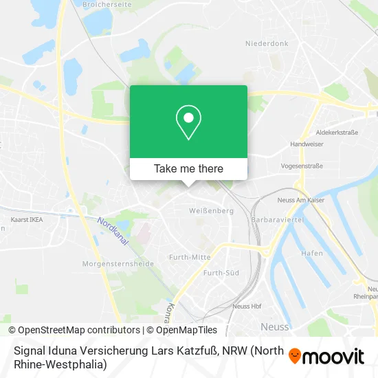 Карта Signal Iduna Versicherung Lars Katzfuß