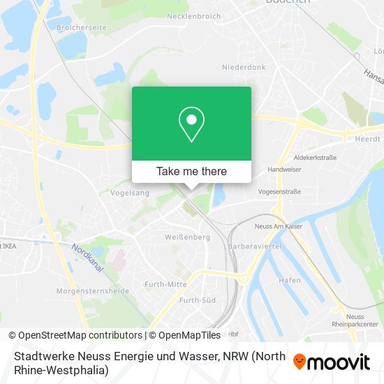 Stadtwerke Neuss Energie und Wasser map