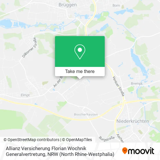 Карта Allianz Versicherung Florian Wochnik Generalvertretung