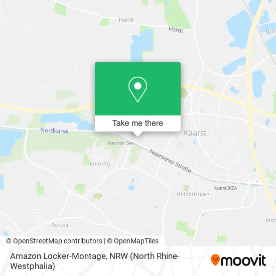 Карта Amazon Locker-Montage