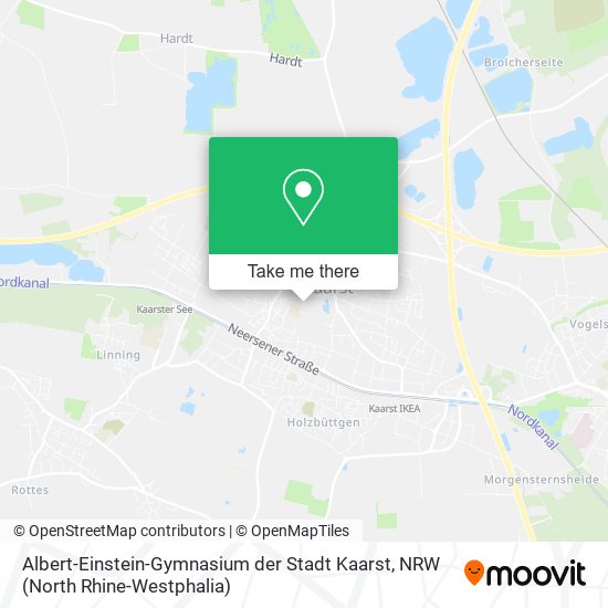 Albert-Einstein-Gymnasium der Stadt Kaarst map