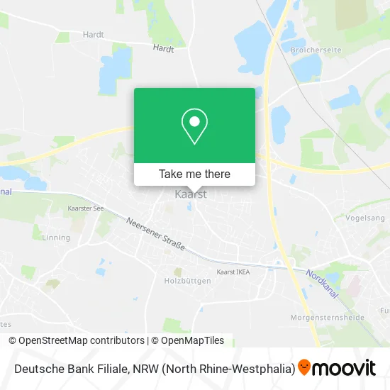 Карта Deutsche Bank Filiale
