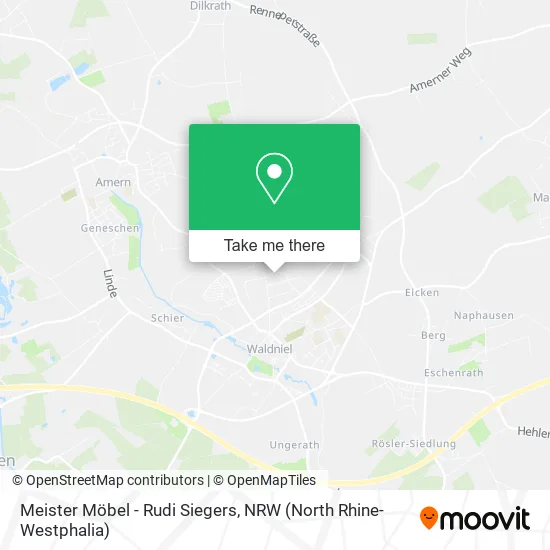 Карта Meister Möbel - Rudi Siegers