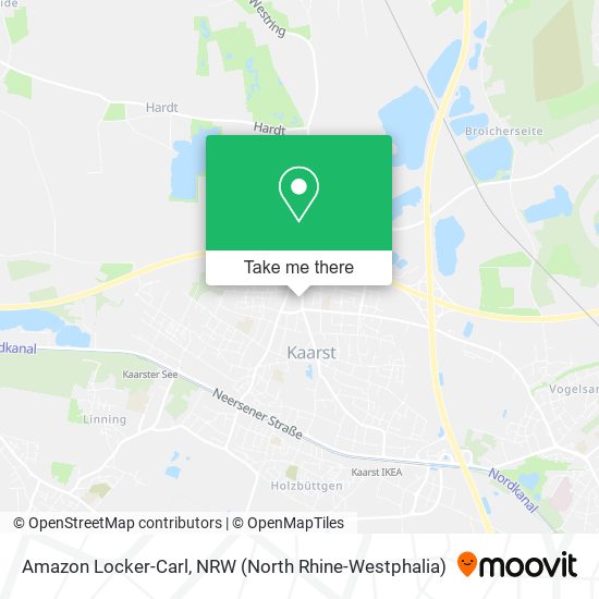 Amazon Locker-Carl map