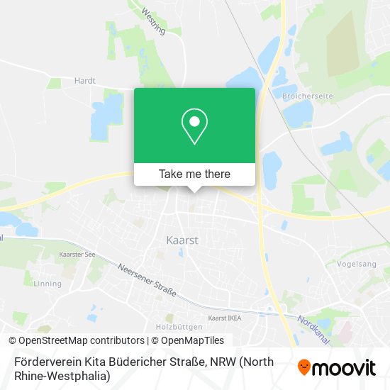 Карта Förderverein Kita Büdericher Straße