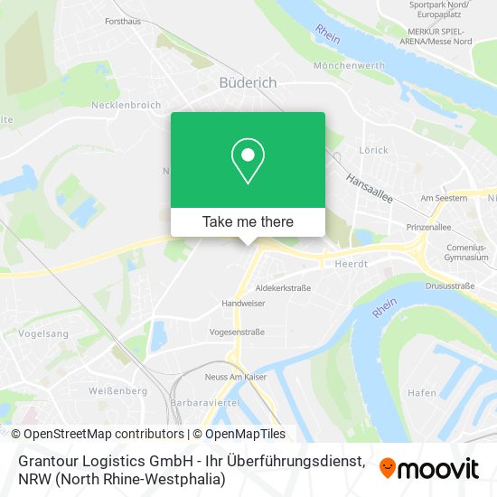 Grantour Logistics GmbH - Ihr Überführungsdienst map