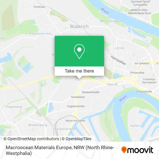 Карта Macroocean Materials Europe