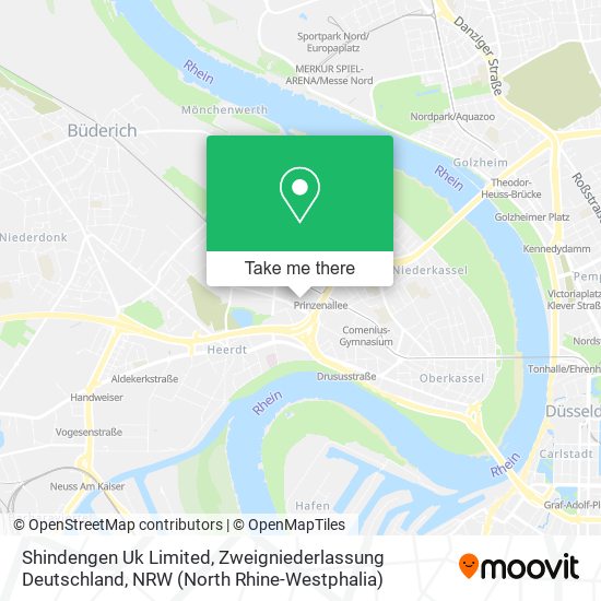 Shindengen Uk Limited, Zweigniederlassung Deutschland map
