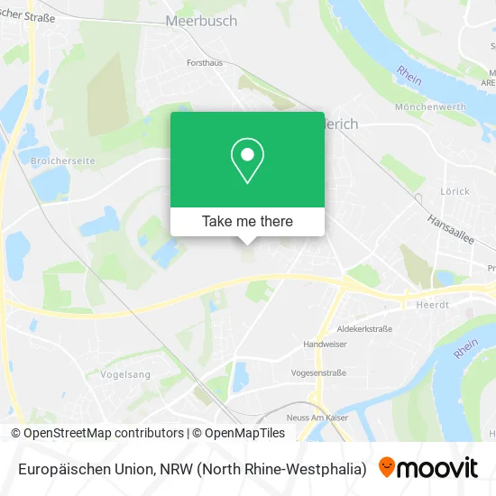 Карта Europäischen Union