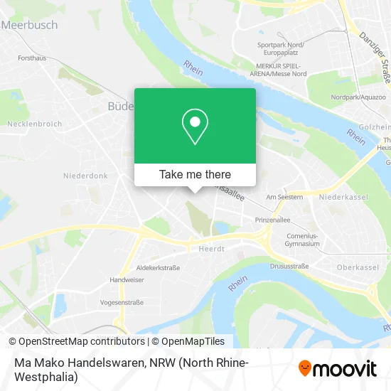 Карта Ma Mako Handelswaren