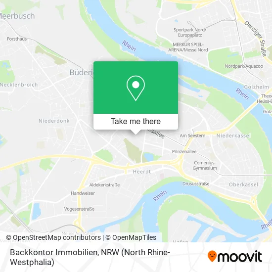 Карта Backkontor Immobilien