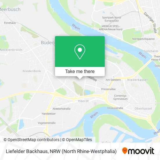 Liefelder Backhaus map