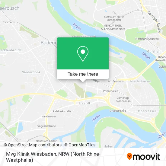Mvg Klinik Wiesbaden map