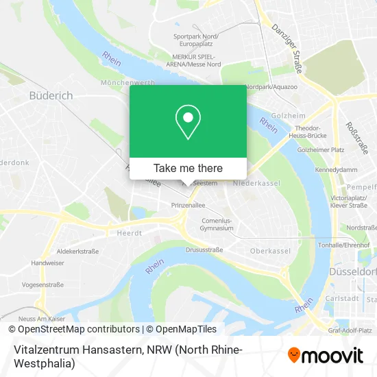 Карта Vitalzentrum Hansastern