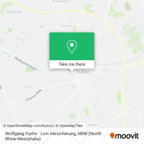 Карта Wolfgang Fuchs - Lvm Versicherung