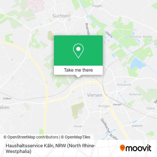 Haushaltsservice Kãln map