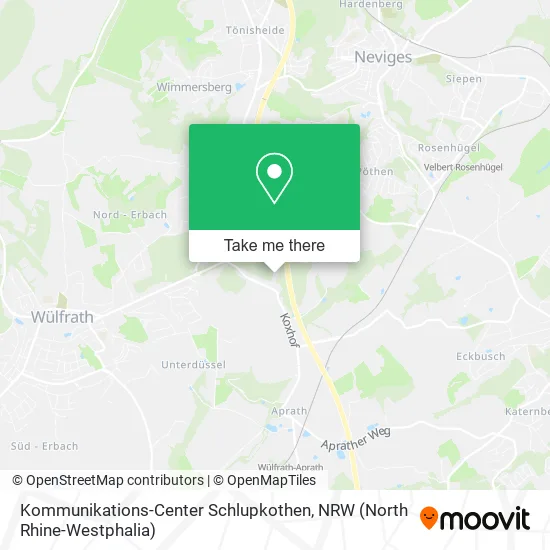 Карта Kommunikations-Center Schlupkothen