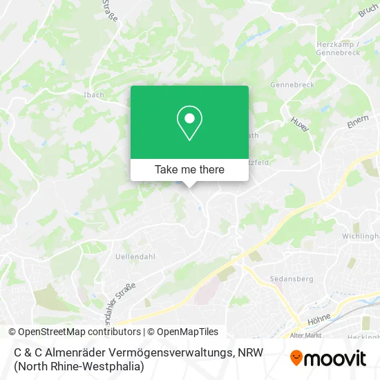 Карта C & C Almenräder Vermögensverwaltungs