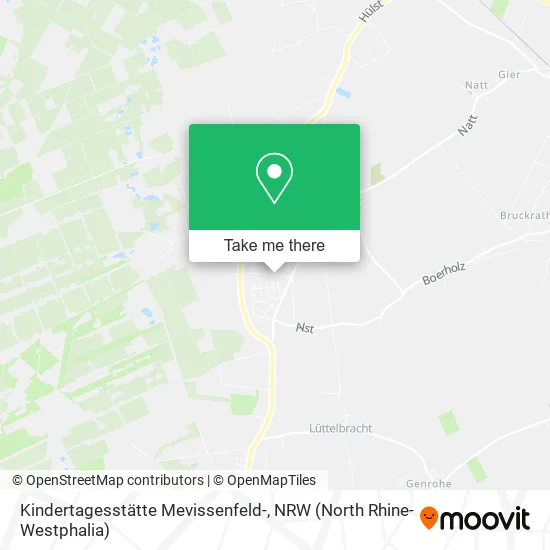 Карта Kindertagesstätte Mevissenfeld-