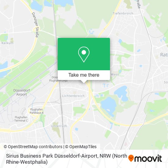 Sirius Business Park Düsseldorf-Airport map