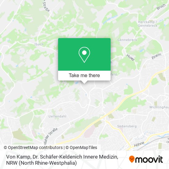 Von Kamp, Dr. Schäfer-Keldenich Innere Medizin map