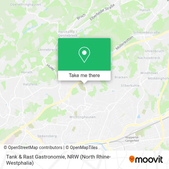 Tank & Rast Gastronomie map