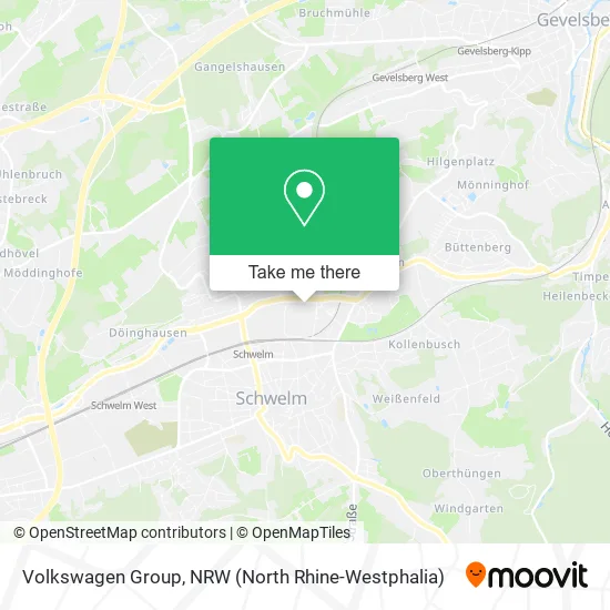 Карта Volkswagen Group
